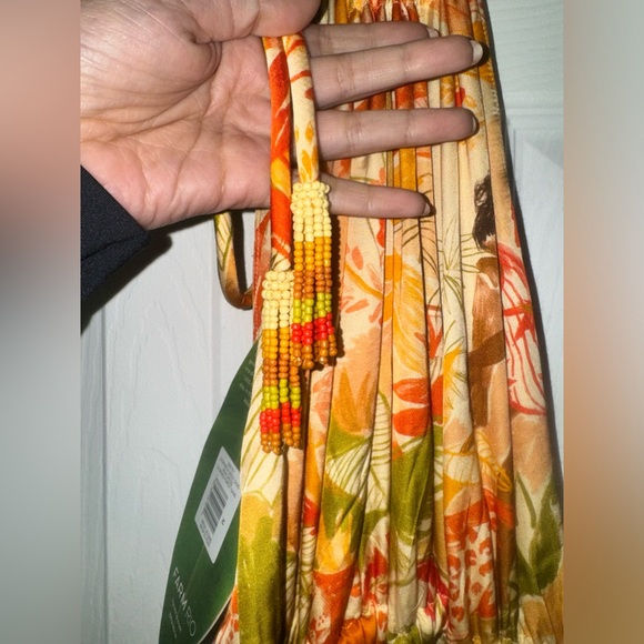 NWT FARM Rio Leopard Forest Sand Maxi Dress - Picture 4 of 5